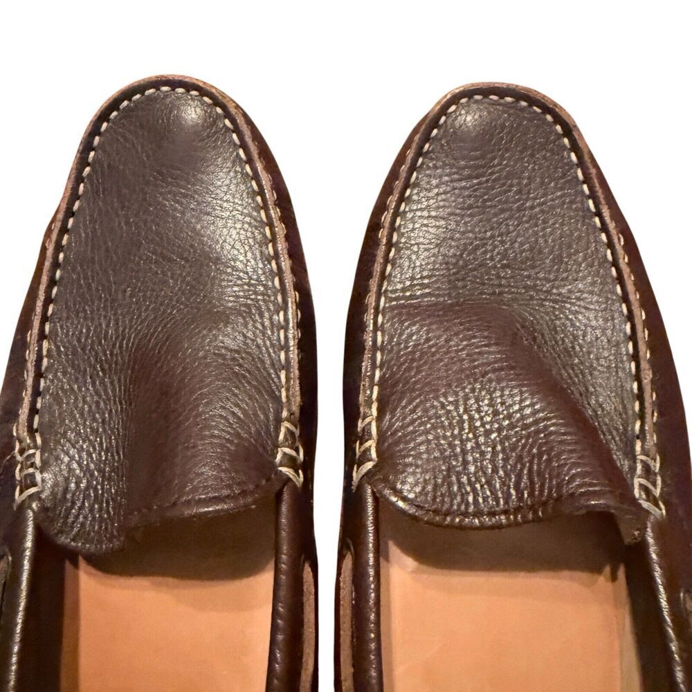 Ecco Sz 8.5 Extra Width Loafer Slip On Business‎ Preppy Classic - Picture 3 of 11